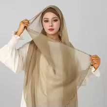 Premium Chiffon Hijabs Scarf Fashion Flower Side Headscarf For Women Muslim Ventilate Long Shawl Ramadan Eid Turban Scarves